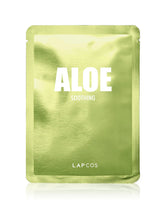 Lapcos aloe soothing sheet mask packaging on a white background